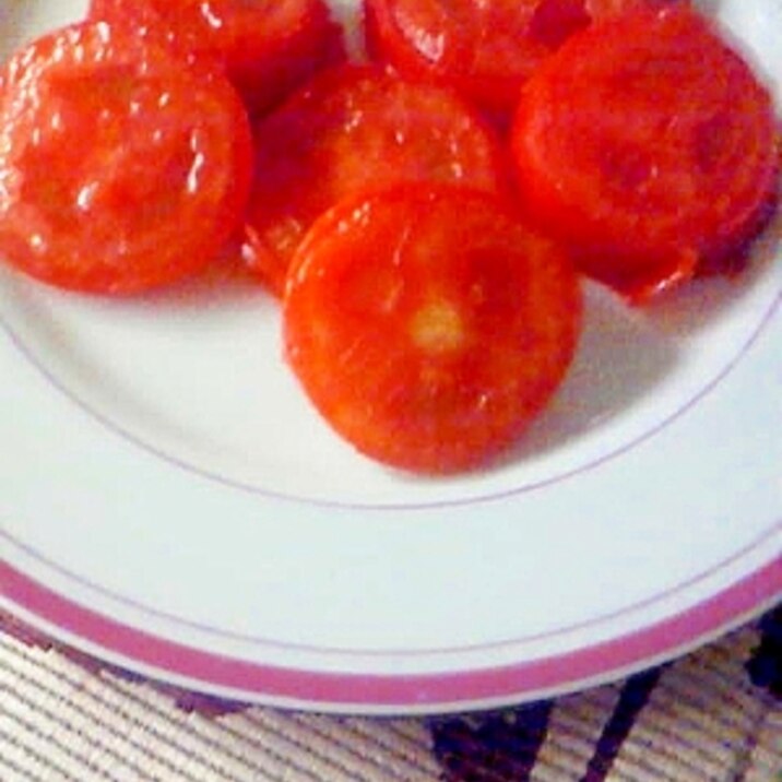 イタリアンレッドトマトのバター焼き レシピ 作り方 By るもちゃん 楽天レシピ